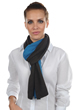 Kasjmier & Yak accessoires sjaals luvo diep blauw natuur bruin 164 x 26 cm